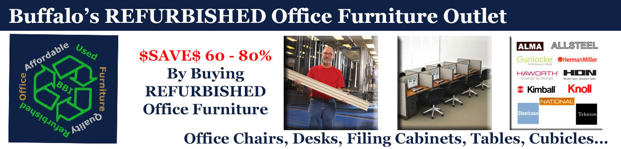 Discount REFURBISHED Office Furniture Sales & Installation, Buffalo, NY & WNY