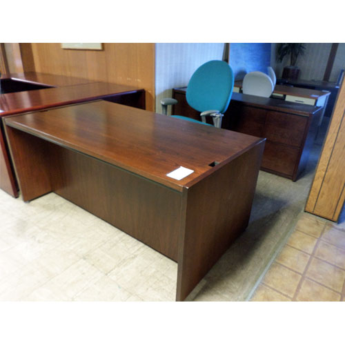 <br><b>Refurbished Desk</b><br>Kimball Desk & Credenza<br>$1800