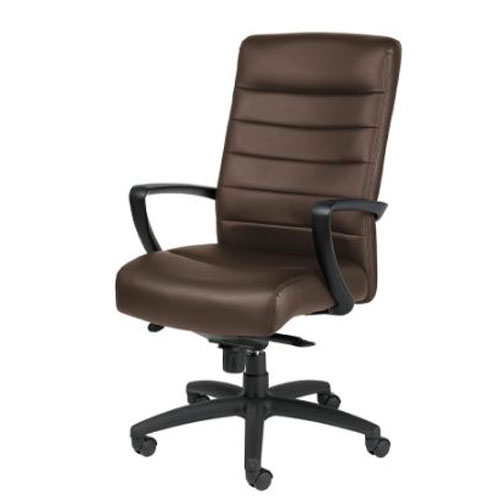 <br><b>New Eurotech Manchester Leather Chair</b><br>LE150-BRNL, $495