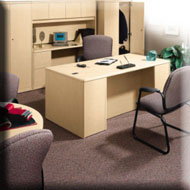BBI Office Conference Tables, Chairs, Cabinets, HON Mobius Maple-Finish Office Conference Table