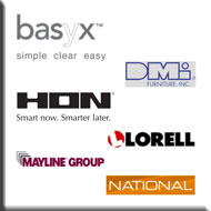 Basyx Office Desks, DMI Office Desks, HON Office Chairs, Lorell Office Desks, Mayline Office Desks, National Office Desks from Buffalo Business Interiors, Inc., Buffalo, NY